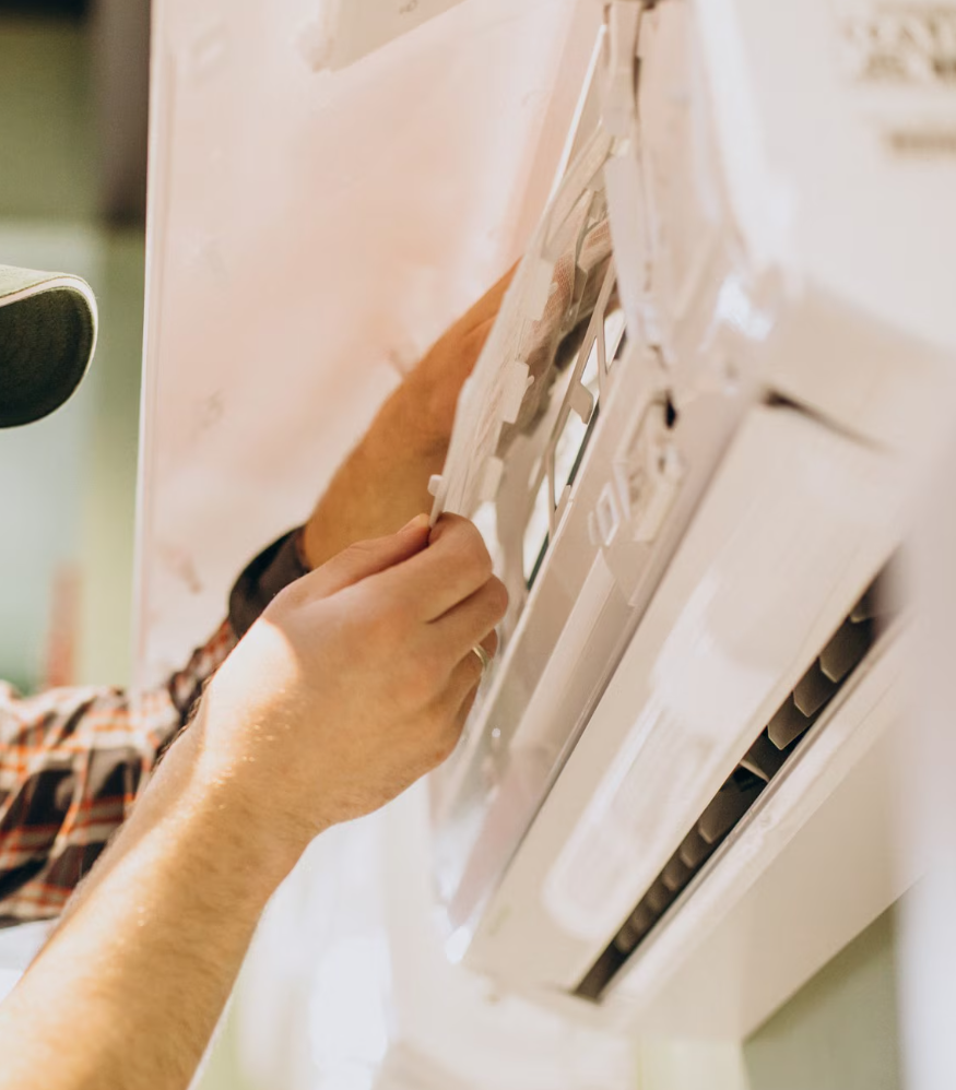 Imagem de ar condicionado para serviço de manutenção